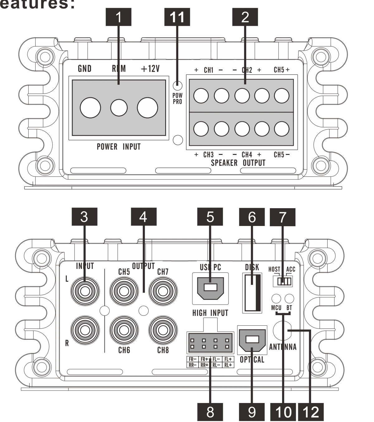AP-DSP-5ch - original connection diagram