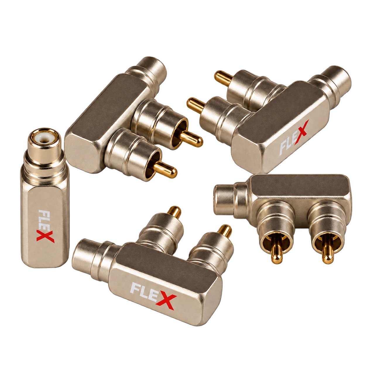 FLEX AUDIO FLEX RCA Y Metal Adapters — product view