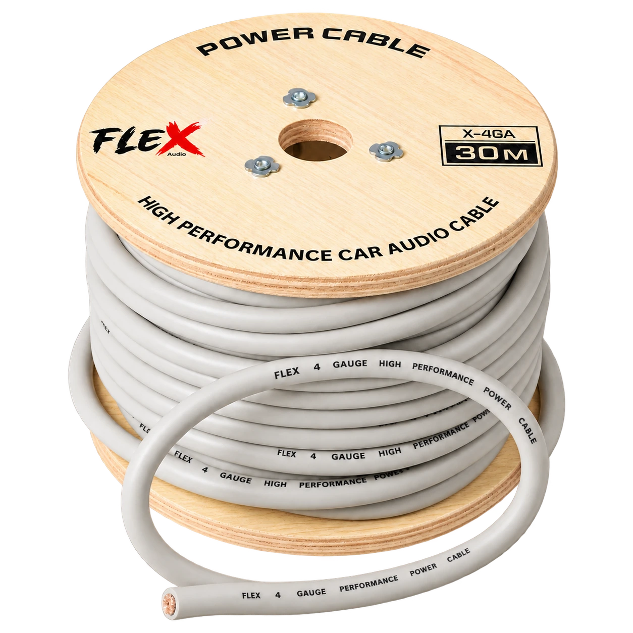 FLEX AUDIO X-4GA Power Cable — 30 m — product view